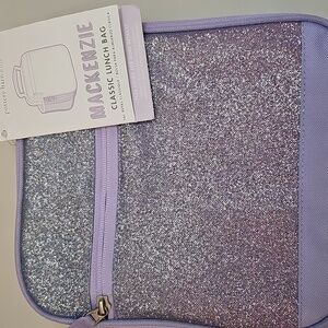 Pottery Barn Kids Silver Glitter Lunch Bag